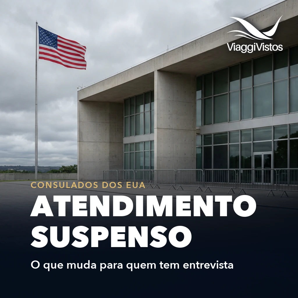 Embaixada e consulados dos EUA suspendem atendimento no Brasil: o que muda para quem tem entrevista de visto