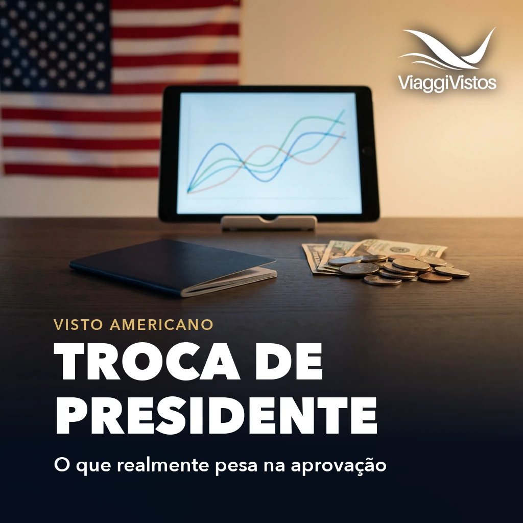 Troca de presidente facilita o visto americano? O que a experiência e os dados mostram