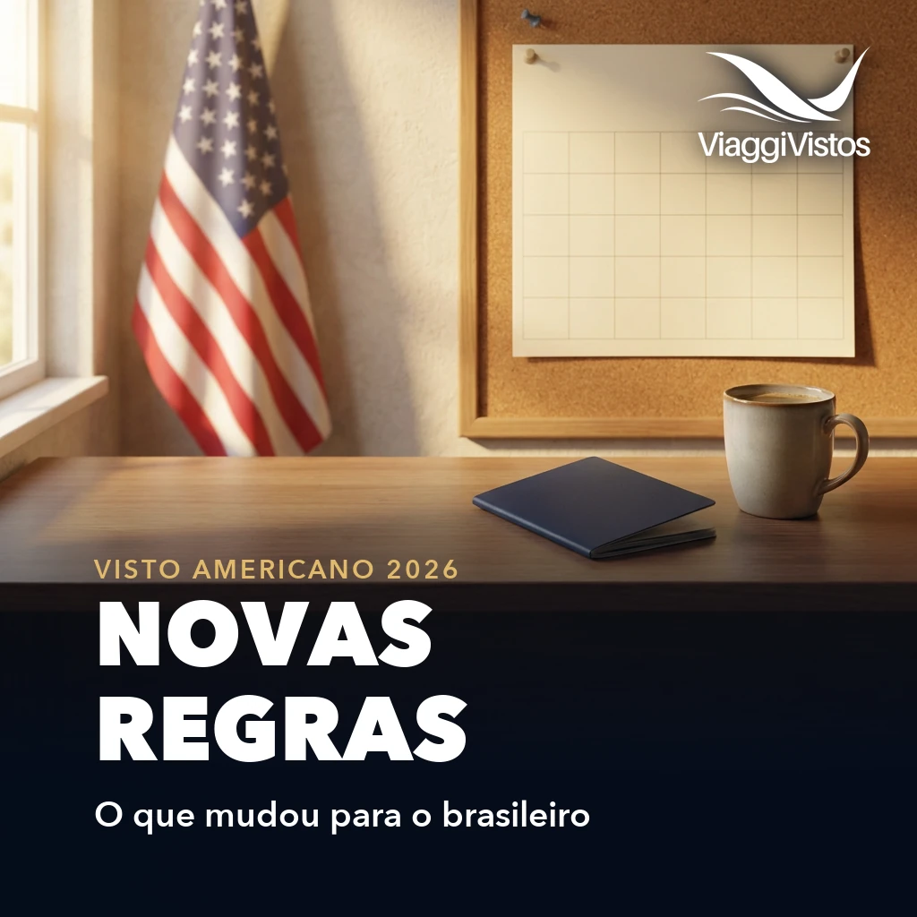 Novas regras do visto americano em 2026: o que mudou para o brasileiro