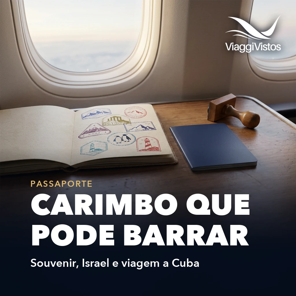 Carimbos no passaporte que podem barrar sua entrada em outro país