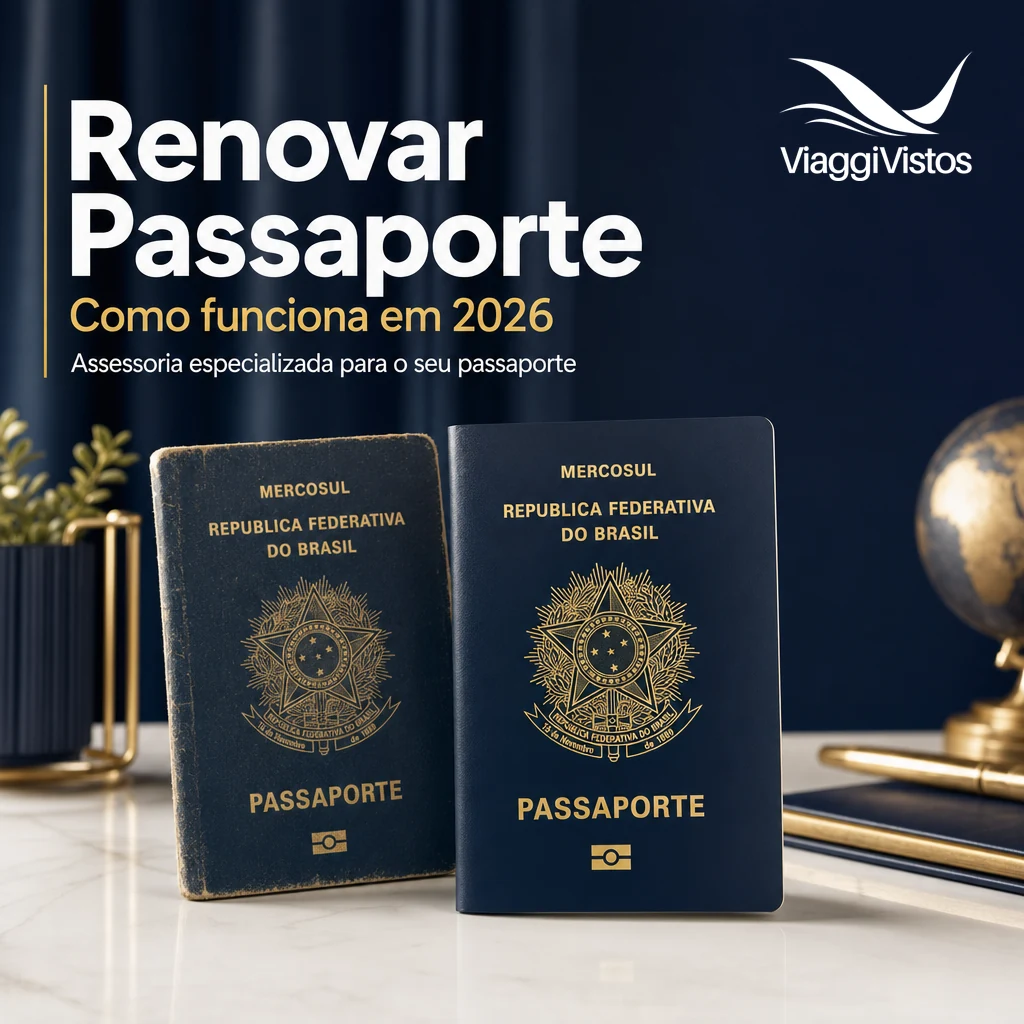 Renovar Passaporte em 2026: Como Funciona (e o Vencido)