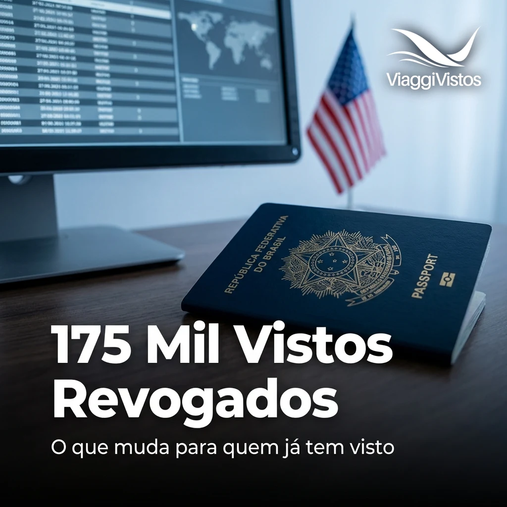 EUA revogam mais de 175 mil vistos: o que muda para quem já tem visto de turista